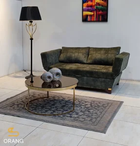 مبل تخت خوابشو 2 نفره مدل پرشین (سبز) اورنگ مناسب نشیمن دو نفر