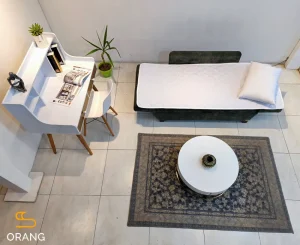 مبل تخت خوابشو 2 نفره مدل پرشین (سبز) اورنگ تخت راحت یک نفره