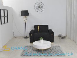 مبل تخت خوابشو مدل ریلی دسته مکعب