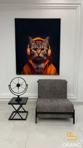 مبل تخت خوابشو زیر هم رو بی دسته 1 نفره ( طوسی ) طراحی مینیمال مناسب برای تمام دکوراسیون ها